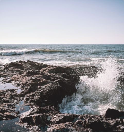 Waves Crashing